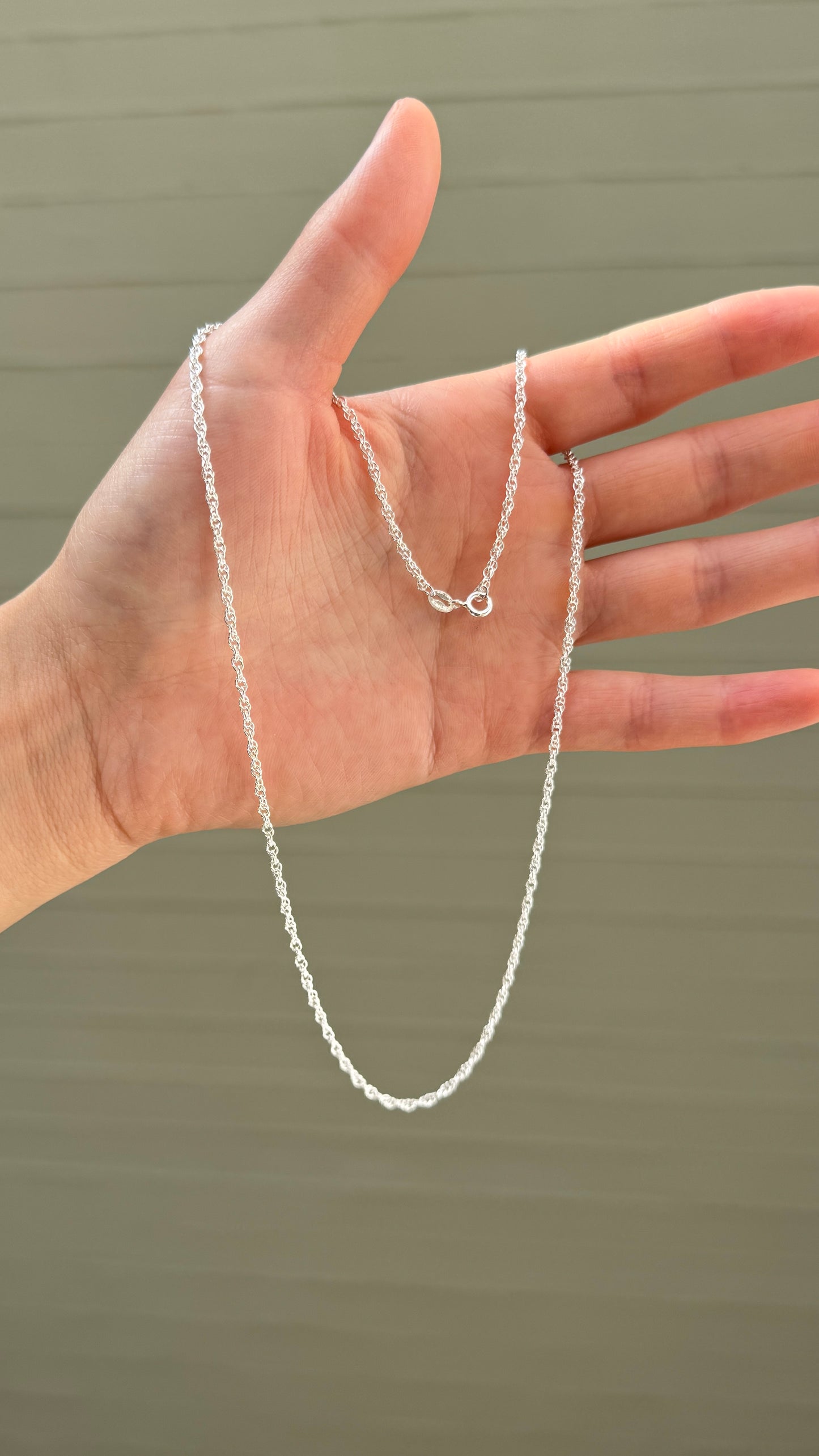 Cadena Singapur Plata