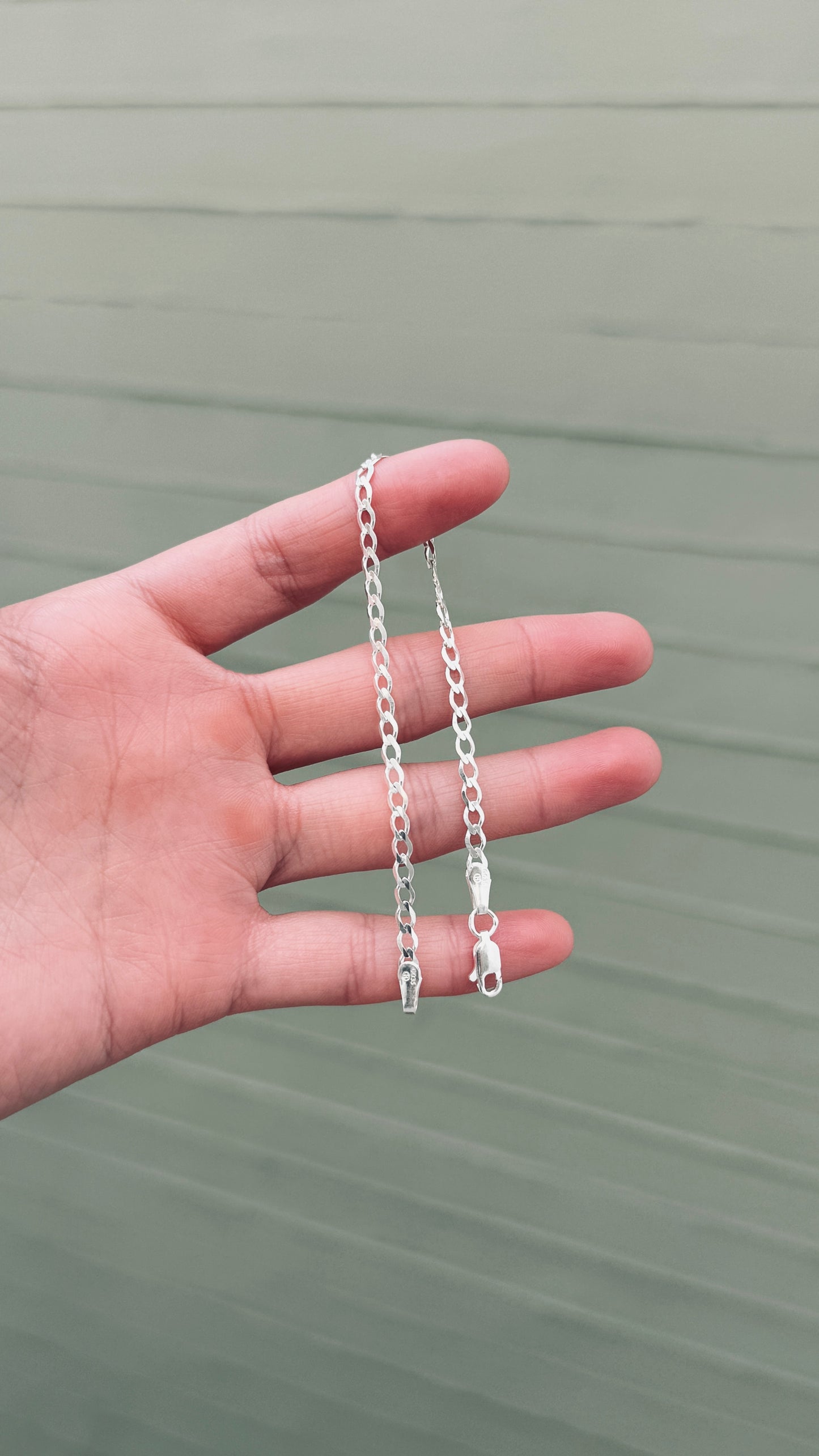 Pulsera Eslabón Redondo Plata