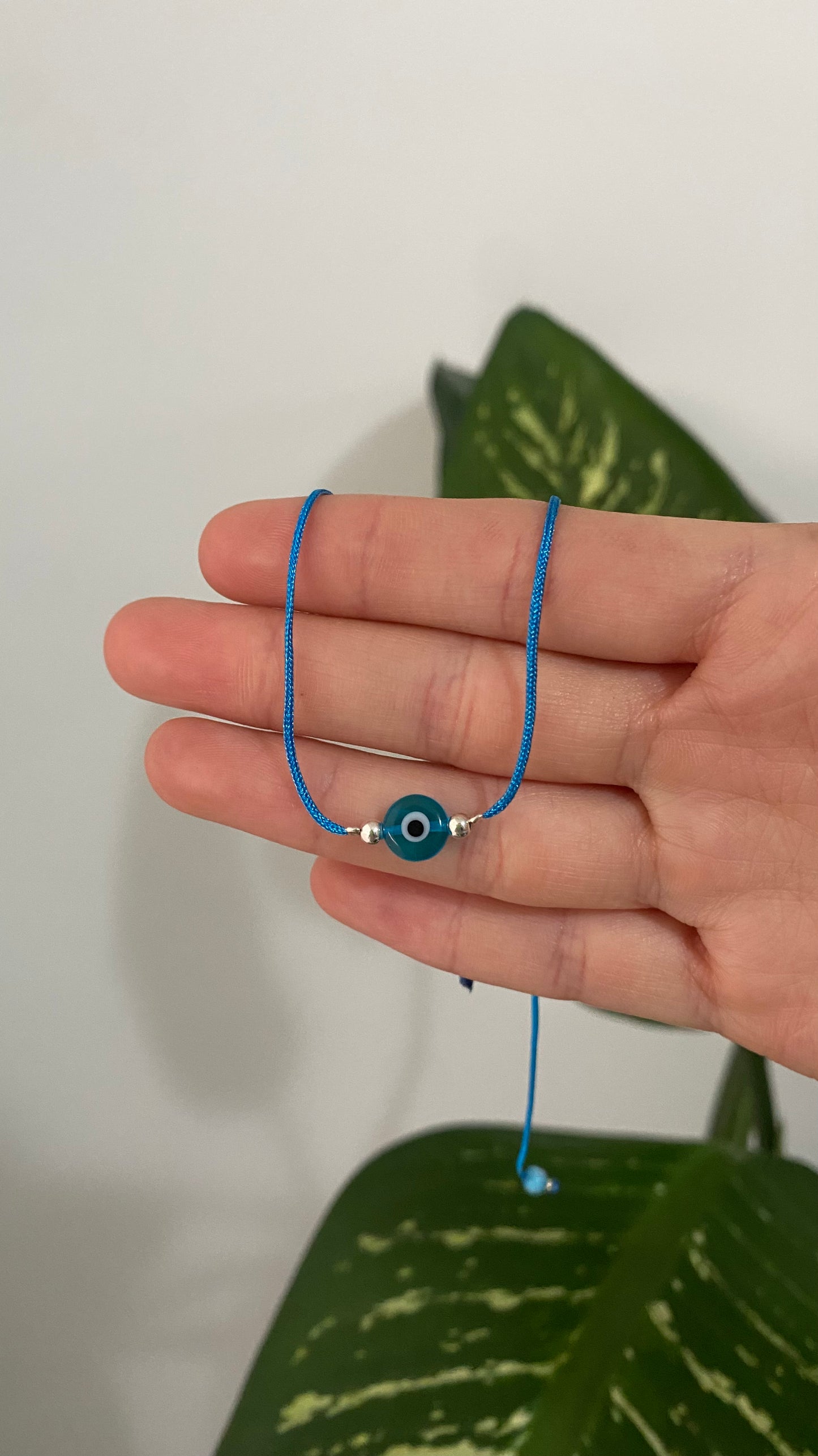 Pulsera/tobillera Ojo Plata