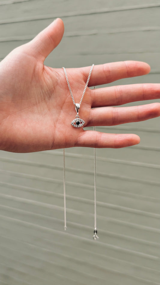 Collar Ojo Plata