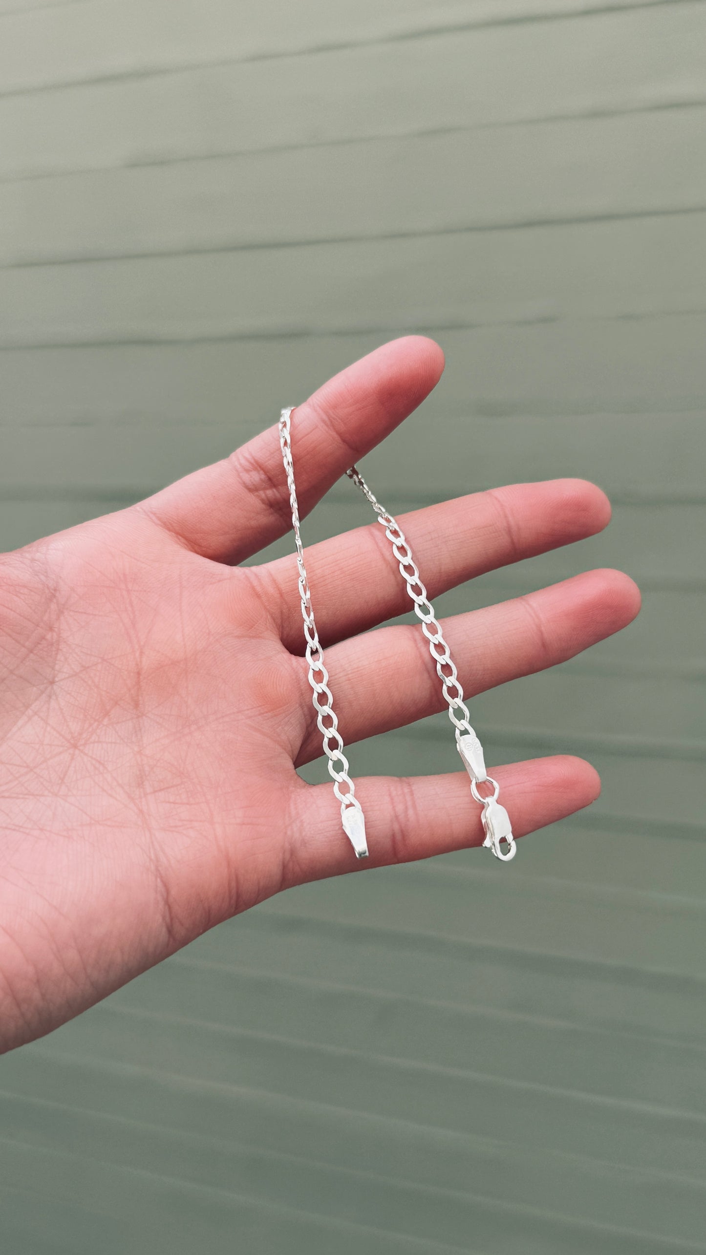 Pulsera Eslabón Redondo Plata