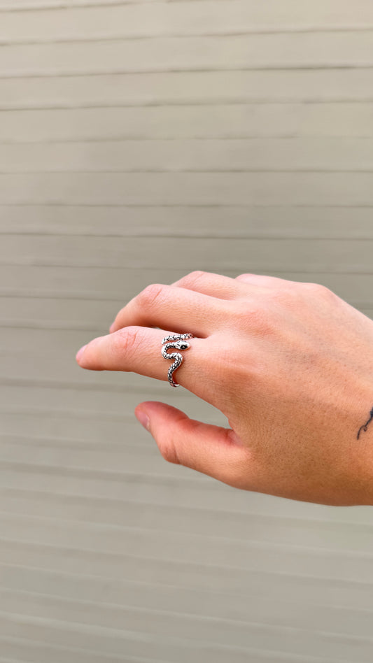 Anillo Víbora Plata