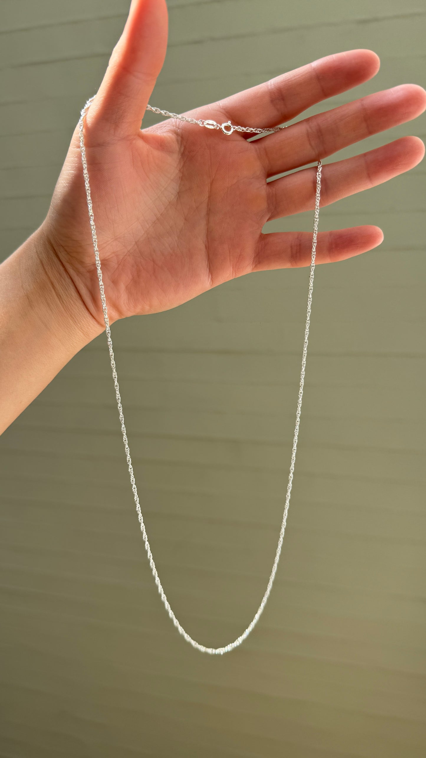 Cadena Singapur Plata