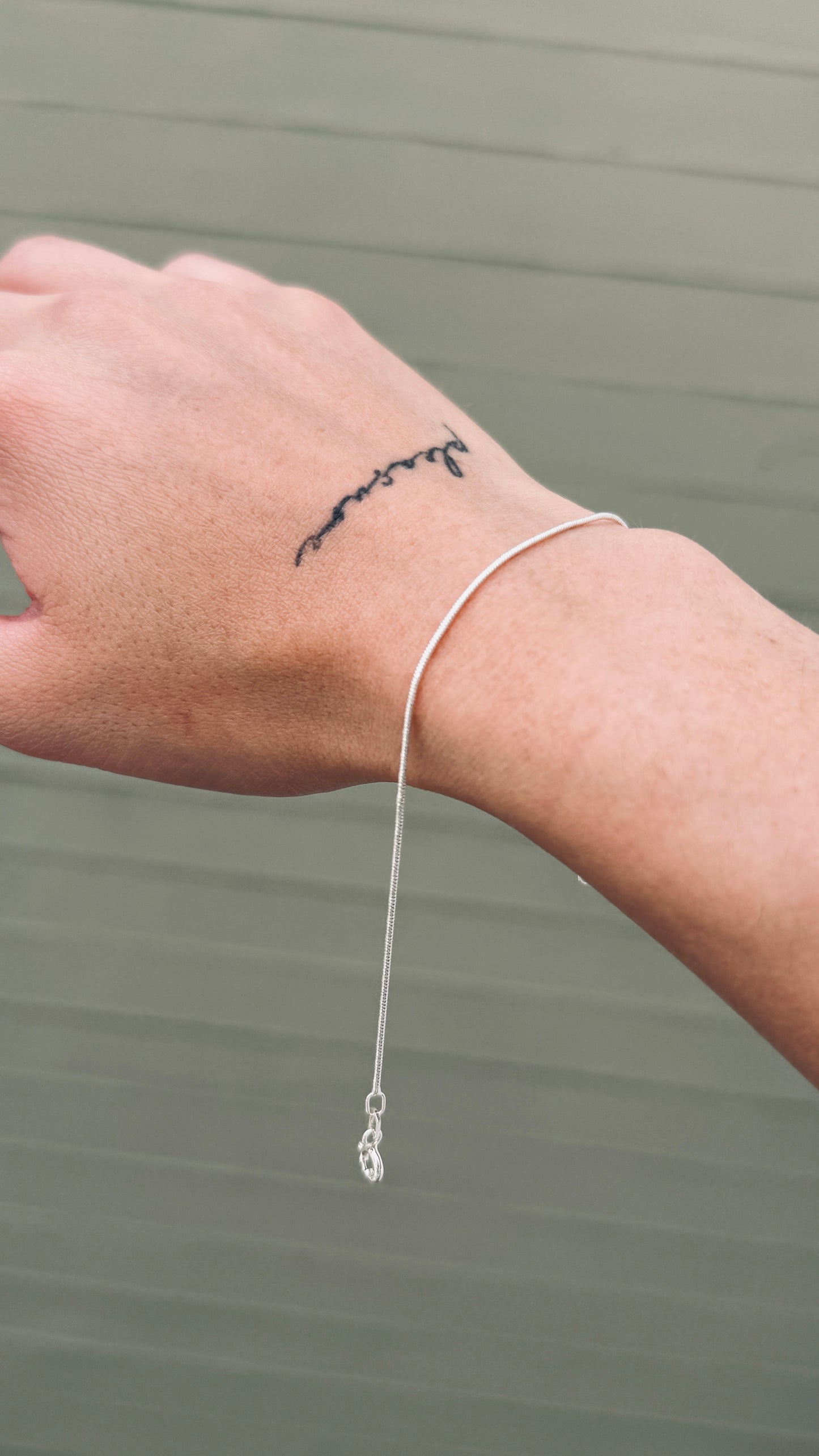 Pulsera Cola de Ratón Plata