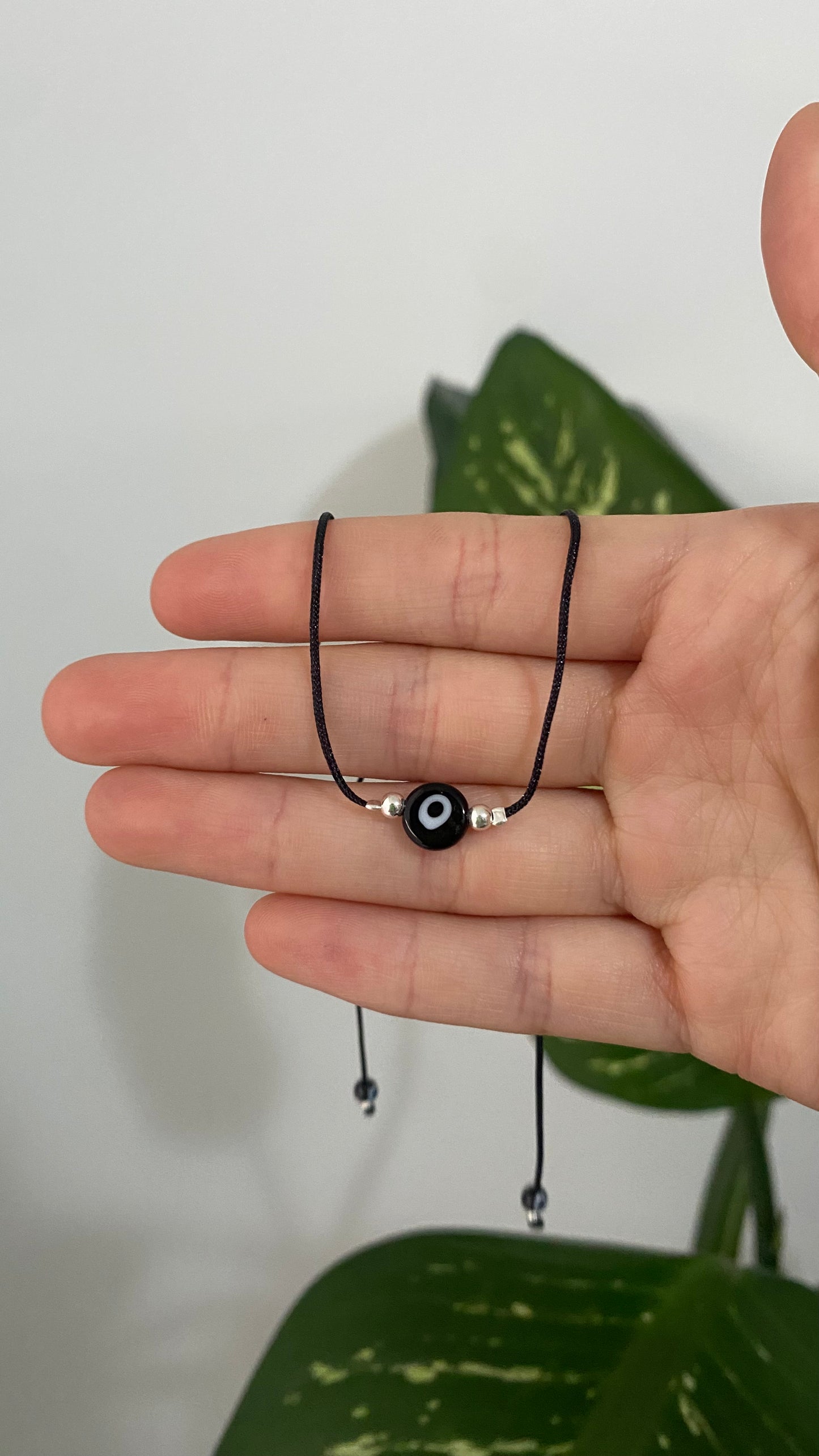 Pulsera/tobillera Ojo Plata