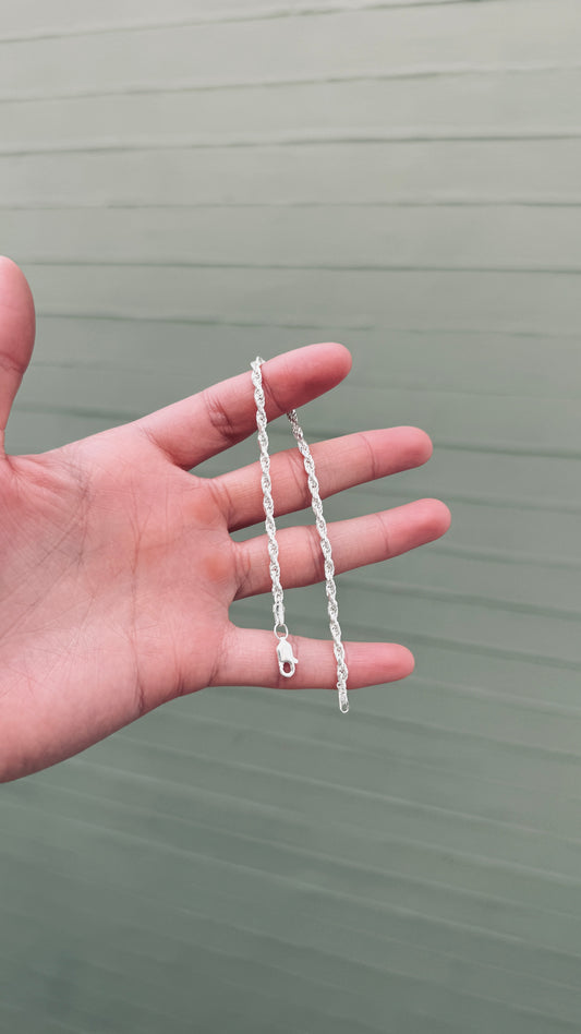 Pulsera Torzal Plata