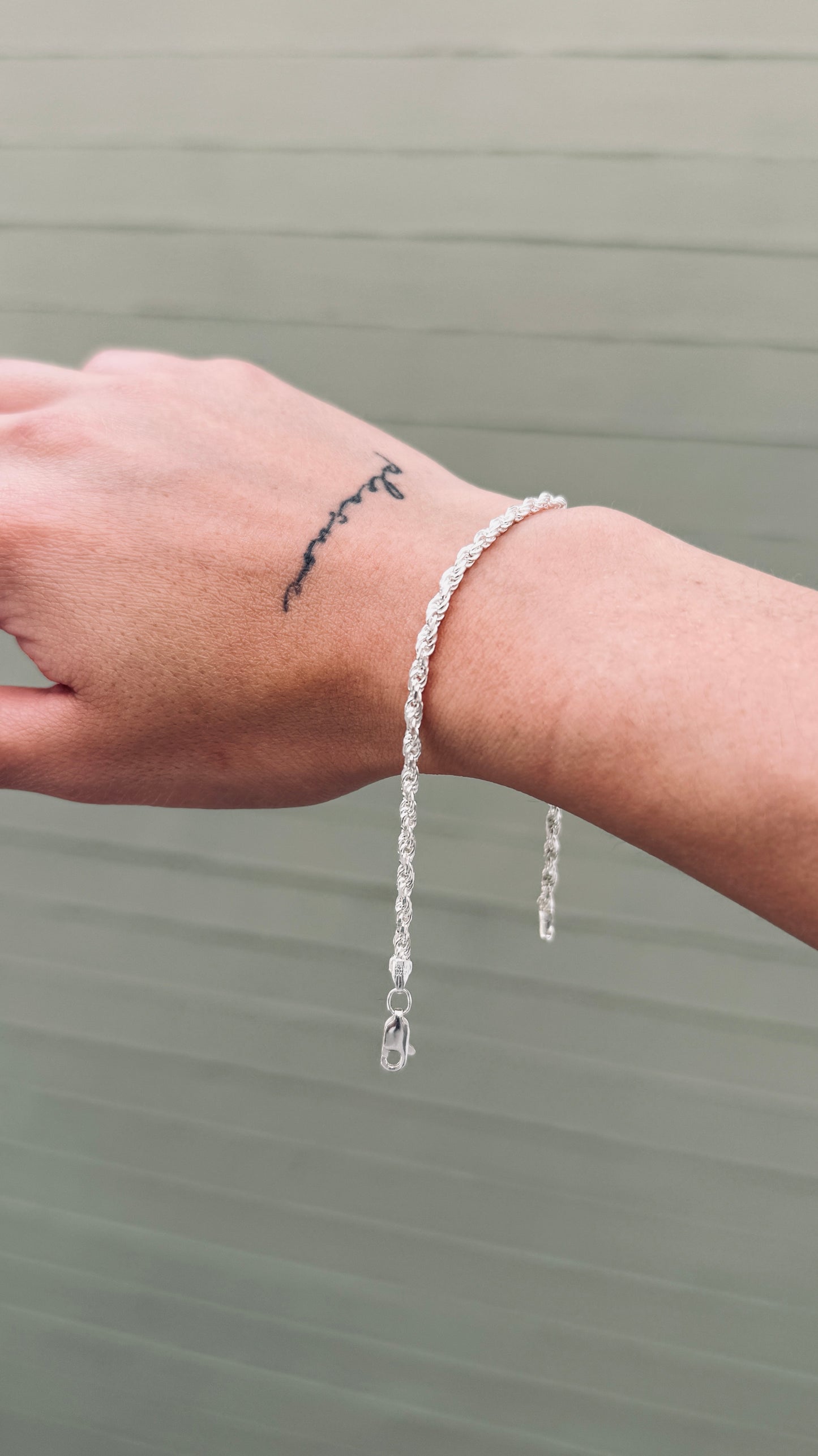 Pulsera Torzal Plata