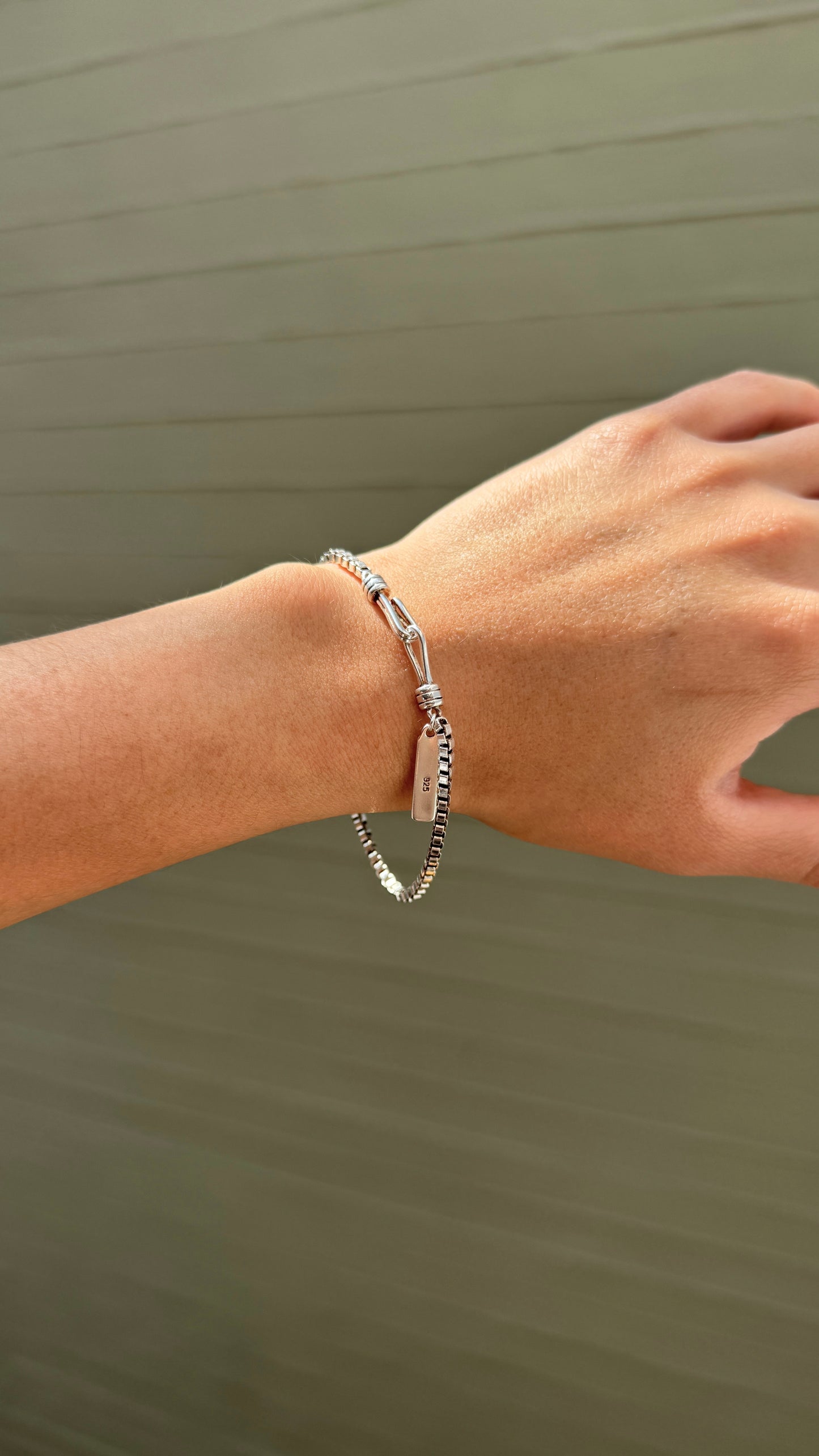Pulsera Gancho Plata