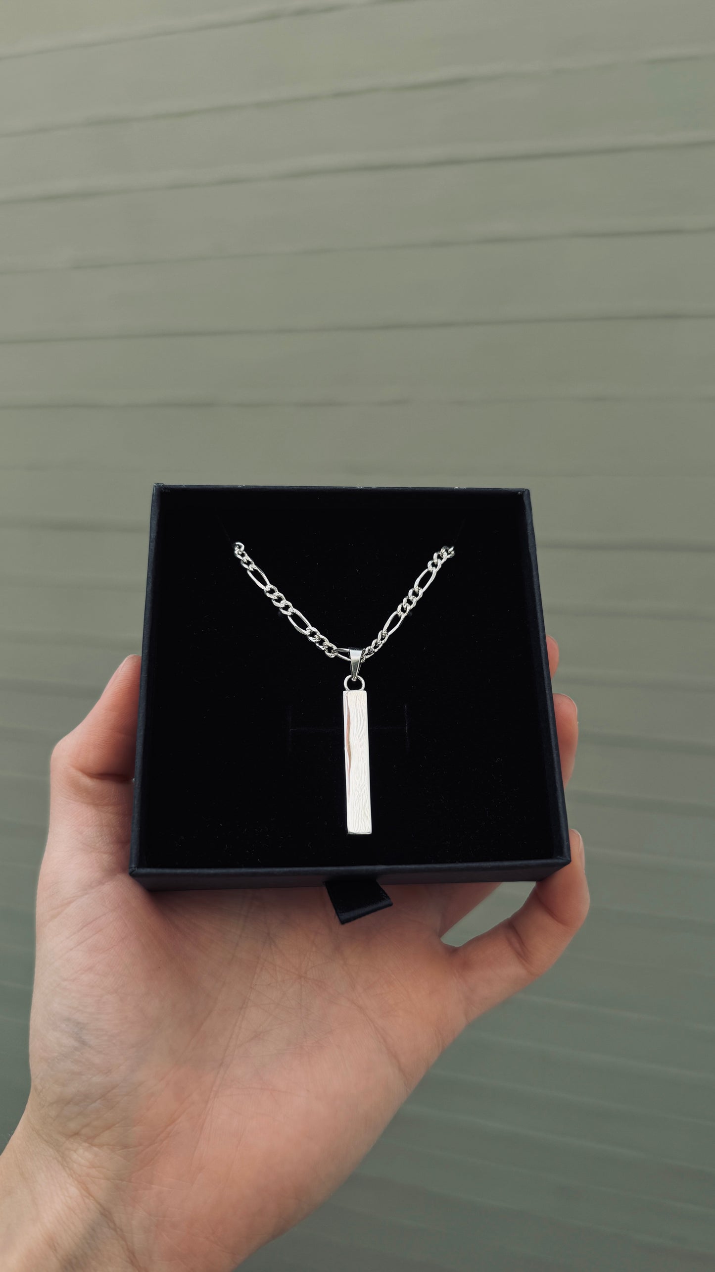 Collar Rectángulo Plata