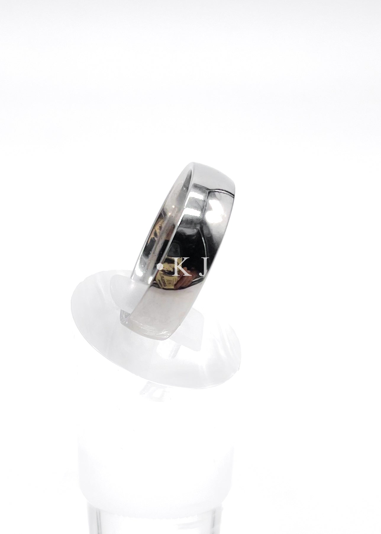Anillo Liso Plateado