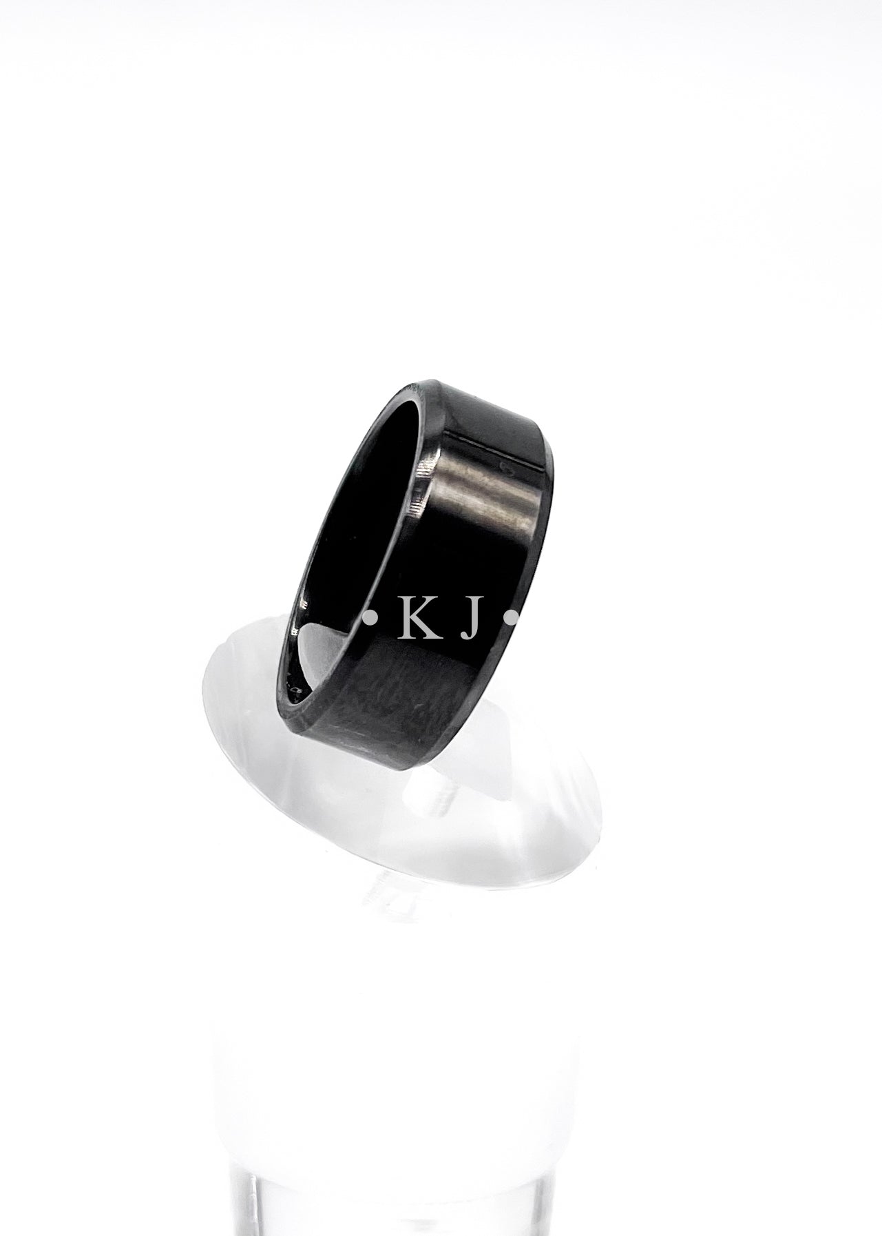 Anillo Liso Negro
