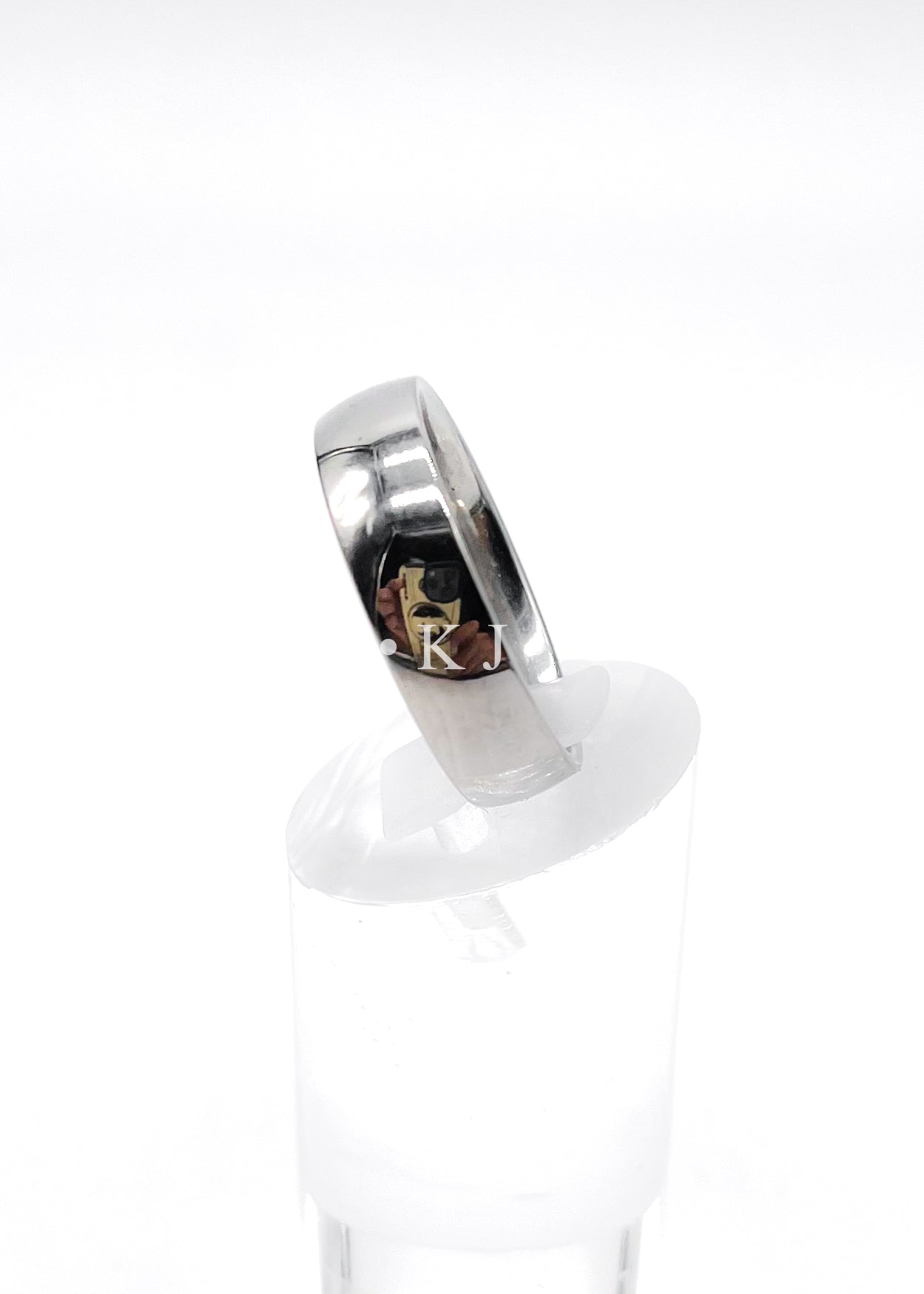 Anillo Liso Plateado